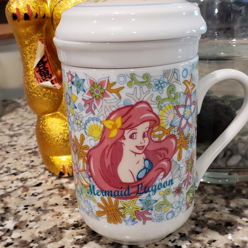 Tokyo Disneysea The Little Mermaid Teamug w/Strainer
